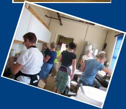 VOLUNTEERS COOKING BREAKFAST