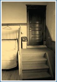 DOOR TO THE BOARD ROOM (OLD STAGE DRESSING ROOM)