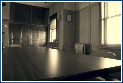 BOARD ROOM OFF THE HALL