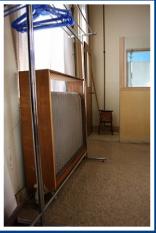 CLOAK ROOM BEHIND TICKET BOOTH