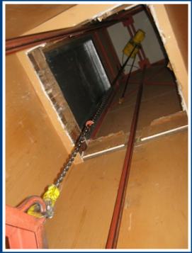 FREIGHT ELEVATOR TO THE BAR ROOM