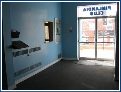 FRONT ENTRANCE/EXIT TO THE FINLANDIA CLUB OF PORT ARTHUR