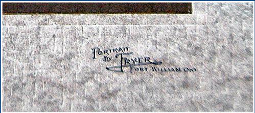 PORTRAIT BY FRYER FORT WILLIAM - PHOTO LEFT