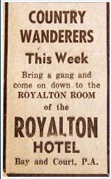 ROYALTON HOTEL BAY AND COURT STREET