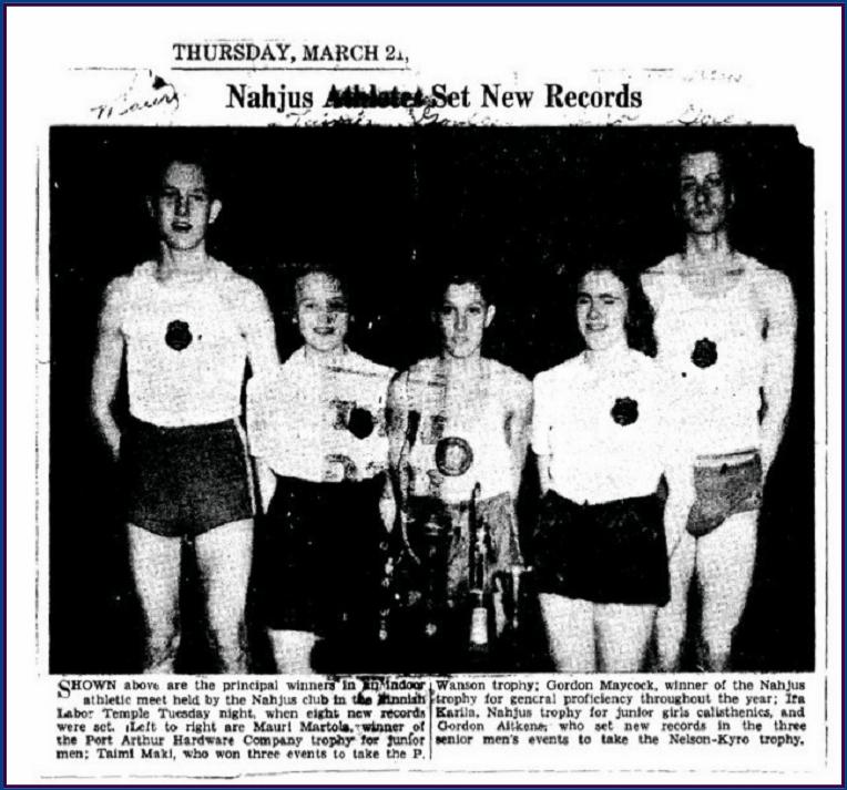 NAHJUS INDOOR ATHLETIC MEET